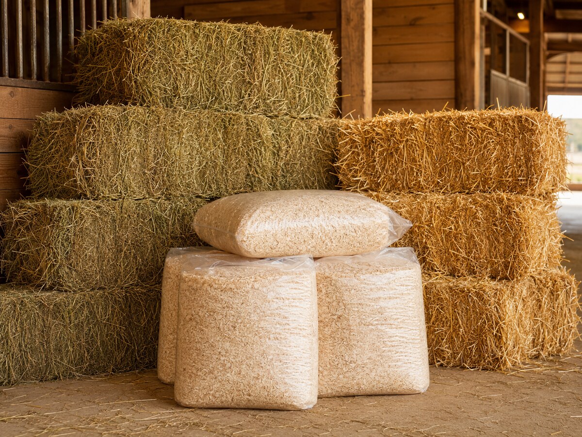 SHAVINGS/STRAW/HAY